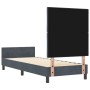 Estructura de Cama Gris Oscuro 80x200 cm Terciopelo by , Beds and slatted bases - Ref: Foro24-3344970, Price: 146,47 €, Disco...