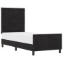 Estructura de Cama Negra 80x200 cm Terciopelo von , Betten und Lattenroste - Ref: Foro24-3344971, Preis: 140,95 €, Rabatt: %