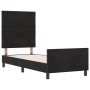 Estructura de Cama Negra 80x200 cm Terciopelo von , Betten und Lattenroste - Ref: Foro24-3344971, Preis: 140,95 €, Rabatt: %