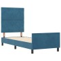Estructura de Cama de Terciopelo Azul Marino de 80x200 cm by , Beds and slatted bases - Ref: Foro24-3344973, Price: 140,71 €,...