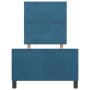 Estructura de Cama de Terciopelo Azul Marino de 80x200 cm by , Beds and slatted bases - Ref: Foro24-3344973, Price: 140,71 €,...