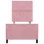 Base de cama Rosa 80x200 cm Terciopelo by , Beds and slatted bases - Ref: Foro24-3344974, Price: 153,75 €, Discount: %