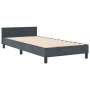Cama Gris Oscuro 90x190 cm Terciopelo de , Camas y somieres - Ref: Foro24-3344976, Precio: 144,52 €, Descuento: -5%%