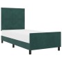 Estructura de Cama  Verde Oscuro 90x200 cm Terciopelo | Foro24.es | Tu tienda online para hogar, jardín y más Foro24.es