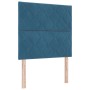 Estructura de Cama Azul Oscuro 90x200 cm Terciopelo by , Beds and slatted bases - Ref: Foro24-3344985, Price: 160,71 €, Disco...