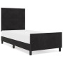 Marco de Cama Negro 100x200 cm de Terciopelo by , Beds and slatted bases - Ref: Foro24-3344989, Price: 152,31 €, Discount: %