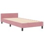 Estructura de cama de terciopelo rosa  100x200 cm | Foro24.es | Tu tienda online para hogar, jardín y más Foro24.es