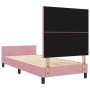 Estructura de cama de terciopelo rosa  100x200 cm | Foro24.es | Tu tienda online para hogar, jardín y más Foro24.es
