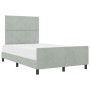Estructura de Cama  Gris Claro 120x190 cm Terciopelo | Foro24.es | Tu tienda online para hogar, jardín y más Foro24.es
