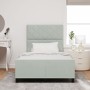 Estructura de Cama  Gris Claro 120x190 cm Terciopelo | Foro24.es | Tu tienda online para hogar, jardín y más Foro24.es