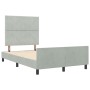 Estructura de Cama  Gris Claro 120x190 cm Terciopelo | Foro24.es | Tu tienda online para hogar, jardín y más Foro24.es