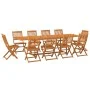 Garden dining set 11 pieces solid acacia wood by vidaXL, Garden sets - Ref: Foro24-3086992, Price: 781,36 €, Discount: %