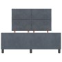 Estructura de Cama Gris Oscuro 140x200 cm Terciopelo by , Beds and slatted bases - Ref: Foro24-3345012, Price: 229,98 €, Disc...