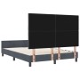 Estructura de Cama Gris Oscuro 140x200 cm Terciopelo by , Beds and slatted bases - Ref: Foro24-3345012, Price: 229,98 €, Disc...