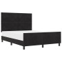 Estructura de Cama de Terciopelo Negro de 160x200 cm by , Beds and slatted bases - Ref: Foro24-3345019, Price: 235,42 €, Disc...