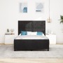 Estructura de Cama de Terciopelo Negro de 160x200 cm by , Beds and slatted bases - Ref: Foro24-3345019, Price: 235,42 €, Disc...