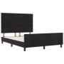 Estructura de Cama de Terciopelo Negro de 160x200 cm by , Beds and slatted bases - Ref: Foro24-3345019, Price: 235,42 €, Disc...