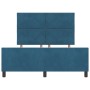 Estructura de Cama Azul Oscuro 160x200 cm Terciopelo by , Beds and slatted bases - Ref: Foro24-3345021, Price: 243,09 €, Disc...
