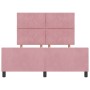 estructura de cama Rosa 160x200 cm Terciopelo by , Beds and slatted bases - Ref: Foro24-3345022, Price: 235,42 €, Discount: %