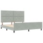 Estructura de Cama en Gris Claro - 180x200 cm Terciopelo | Foro24.es | Tu tienda online para hogar, jardín y más Foro24.es