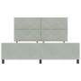 Estructura de Cama en Gris Claro - 180x200 cm Terciopelo | Foro24.es | Tu tienda online para hogar, jardín y más Foro24.es