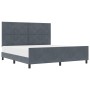Estructura de Cama Gris Oscuro 180x200 cm Terciopelo by , Beds and slatted bases - Ref: Foro24-3345024, Price: 251,16 €, Disc...