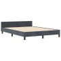 Estructura de Cama Gris Oscuro 180x200 cm Terciopelo by , Beds and slatted bases - Ref: Foro24-3345024, Price: 251,16 €, Disc...