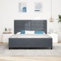 Estructura de Cama Gris Oscuro 180x200 cm Terciopelo by , Beds and slatted bases - Ref: Foro24-3345024, Price: 251,16 €, Disc...