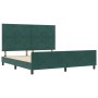 Estructura de Cama Verde Oscuro 180x200 cm Terciopelo by , Beds and slatted bases - Ref: Foro24-3345026, Price: 272,63 €, Dis...