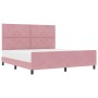 Marco de Cama Rosa 180x200 cm Terciopelo by , Beds and slatted bases - Ref: Foro24-3345028, Price: 235,57 €, Discount: %