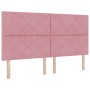 Marco de Cama Rosa 180x200 cm Terciopelo by , Beds and slatted bases - Ref: Foro24-3345028, Price: 235,57 €, Discount: %