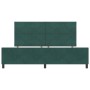 Estructura de Cama Verde Oscuro 200x200 cm Terciopelo by , Beds and slatted bases - Ref: Foro24-3345032, Price: 261,89 €, Dis...