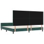 Estructura de Cama Verde Oscuro 200x200 cm Terciopelo by , Beds and slatted bases - Ref: Foro24-3345032, Price: 261,89 €, Dis...
