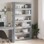Estantería/Separador de habitación  en negro roble 100x30x198 cm de madera elaborada | Foro24.es | Tu tienda online para hogar, jardín y más Foro24.es