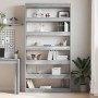 Estantería/Separador de habitación  en negro roble 100x30x198 cm de madera elaborada | Foro24.es | Tu tienda online para hogar, jardín y más Foro24.es