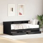 Cama de día con cajones gris concreto 90x200 cm madera de ingeniería von , Betten und Lattenroste - Ref: Foro24-3345120, Prei...