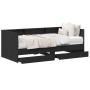 Cama de día con cajones gris concreto 90x200 cm madera de ingeniería von , Betten und Lattenroste - Ref: Foro24-3345120, Prei...