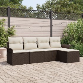 Comprar Conjunto de Sofá de Jardín de 5 Piezas