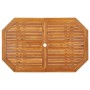 Juego de comedor de jardín 5 piezas madera maciza de acacia