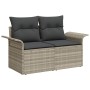 Conjunto de Sofás de Jardín de 7 piezas con Cojines Gris Poliratán | Foro24.es | Tu tienda online para hogar, jardín y más Foro24.es