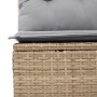 Juego de Sofá de Jardín de 4 Piezas con Cojines Beige Ratán Poliéster | Foro24.es | Tu tienda online para hogar, jardín y más Foro24.es