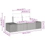 Conjunto de sofá de jardín de 4 piezas con cojines negros de poliratán by , Outdoor sofas - Ref: Foro24-3347013, Price: 279,7...