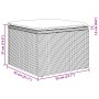 Conjunto de sofá de jardín de 4 piezas con cojines negros de poliratán by , Outdoor sofas - Ref: Foro24-3347013, Price: 279,7...