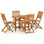 Gartenesszimmer 5-teilig aus massivem Akazienholz von vidaXL, Gartensets - Ref: Foro24-3086969, Preis: 308,53 €, Rabatt: %