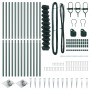 Cerca de Eslabones de Cadena con 13 Postes de Pica 1.2x25 m de Acero Galvanizado by , fence panels - Ref: Foro24-3351170, Pri...