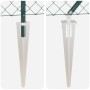 Cerca de Eslabones de Cadena con 13 Postes de Pica 1.2x25 m de Acero Galvanizado by , fence panels - Ref: Foro24-3351170, Pri...