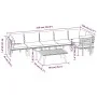 Gartenmöbel 7 Stück mit Kissen massivem Akazienholz von vidaXL, Gartensets - Ref: Foro24-3087031, Preis: 545,54 €, Rabatt: %
