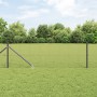 Cerca de Alambre Soldado con 13 Postes de Espiga Gris 0.5x50 m de Acero by , fence panels - Ref: Foro24-3352224, Price: 175,6...