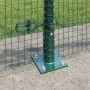 Cerca de Alambre Soldado con 7 Postes de Brida Verde 0.4x10 m Acero von , Zaunpaneele - Ref: Foro24-3352387, Preis: 56,72 €, ...