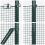 Cerca de Alambre Soldado con 7 Postes con Flanco Verde 1.5x10 m Acero von , Zaunpaneele - Ref: Foro24-3352413, Preis: 104,29 ...
